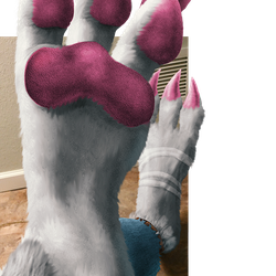 Weregarurumon Feet